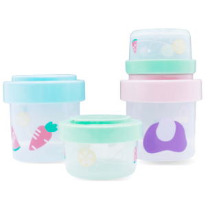 Recipiente Genial para bebé de 4 piezas varias medidas y diseños